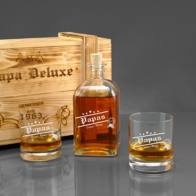 Whisky-Set mit Gravur "Wanted" – Bild 4